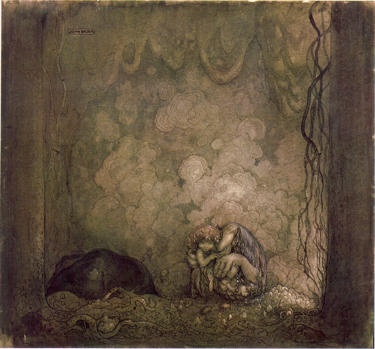 Anyai szeretet alkotó: John Bauer