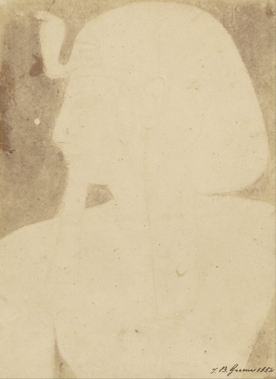(Hieroglifikus fej balra néz) alkotó: John Beasly Greene