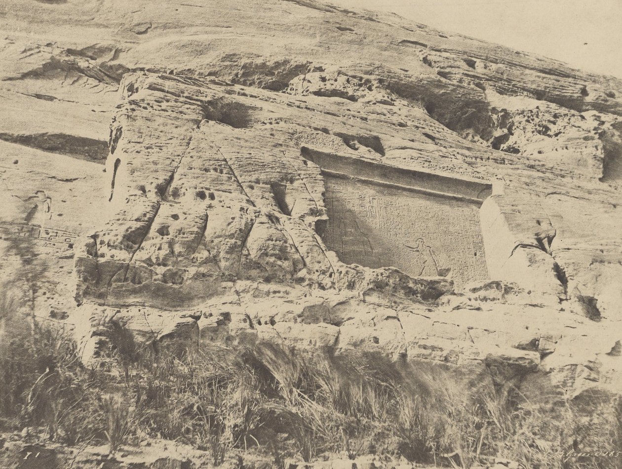 (Ibsamboul, Stele Hathor templomától jobbra) alkotó: John Beasly Greene