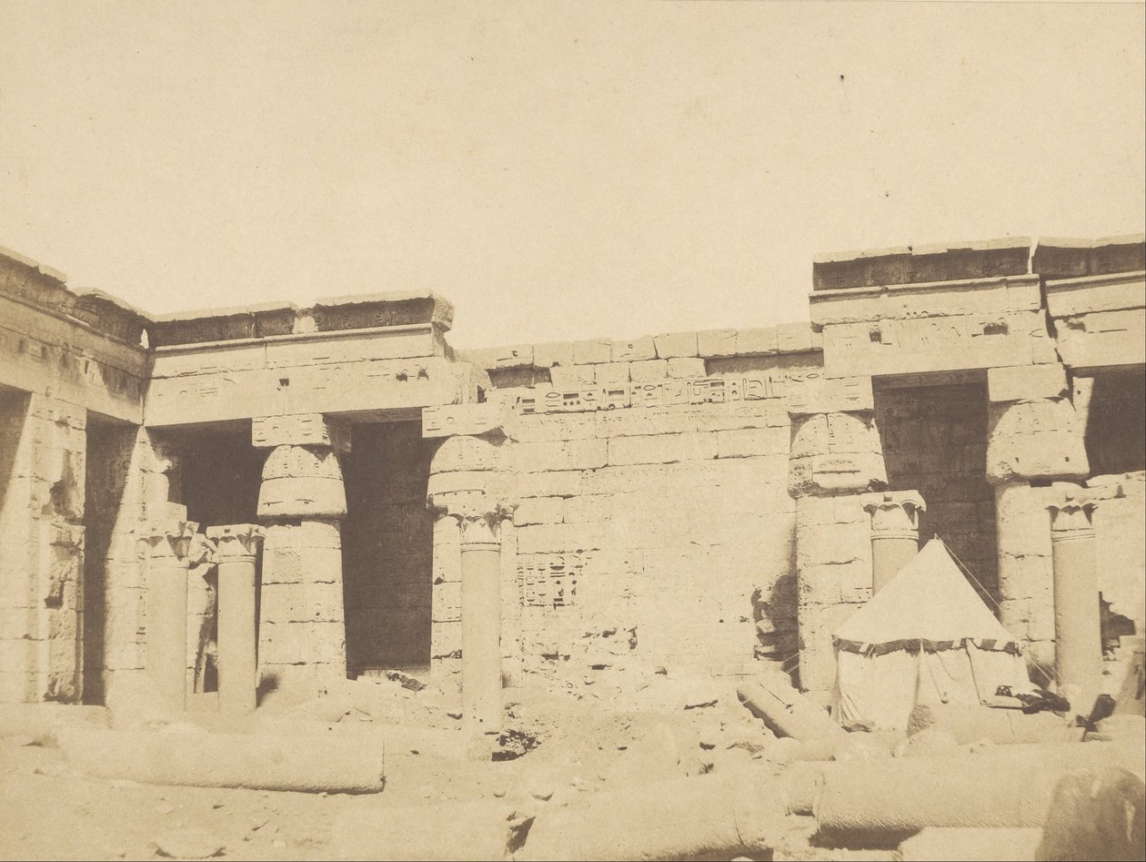 (Medinet Habu, Secound Court) alkotó: John Beasly Greene