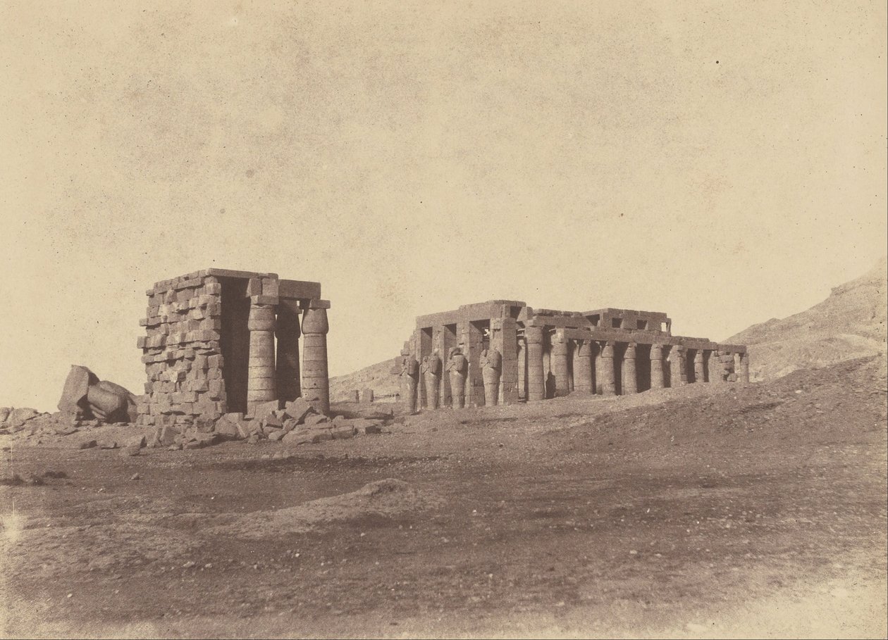 (Ramesseum, Théba) alkotó: John Beasly Greene