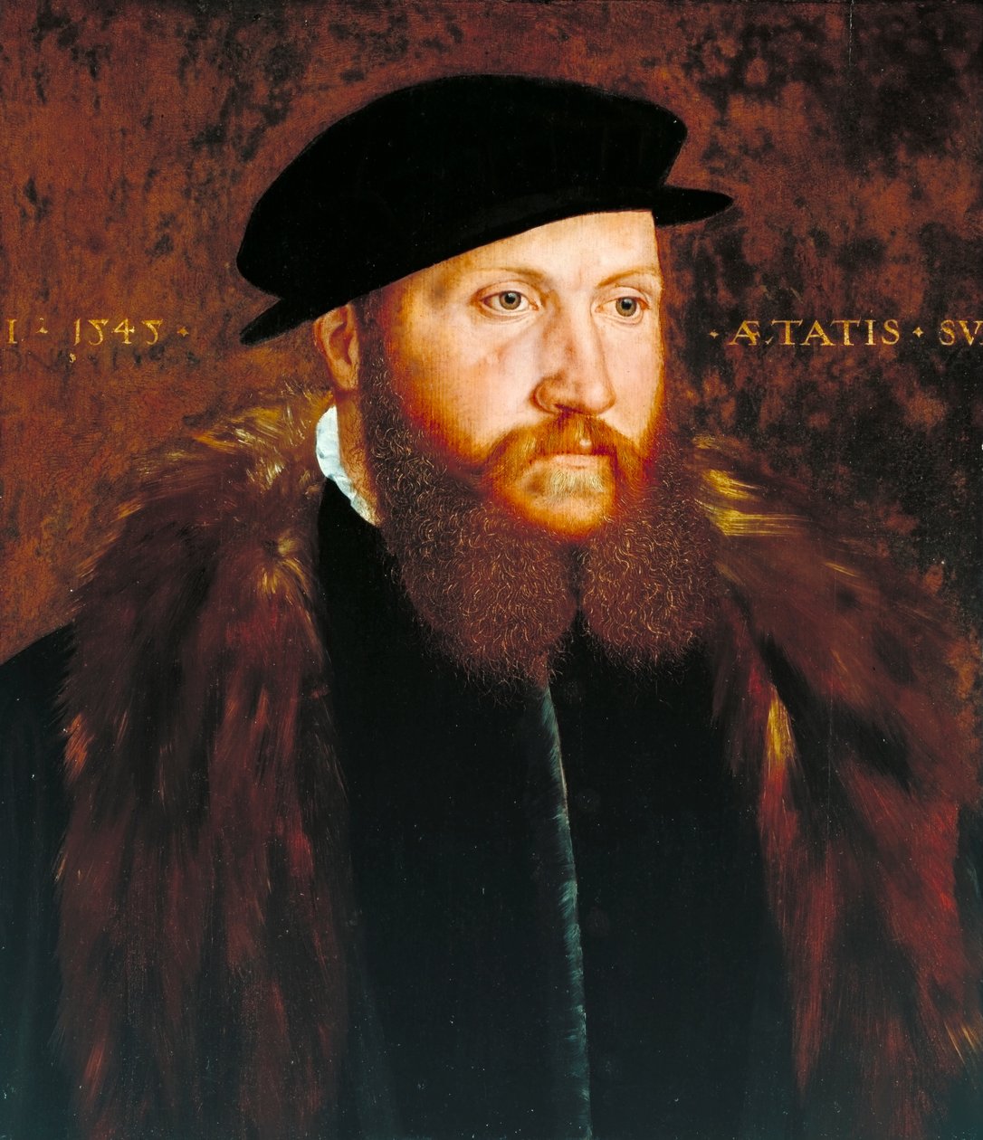 Férfi fekete sapkában alkotó: John Bettes