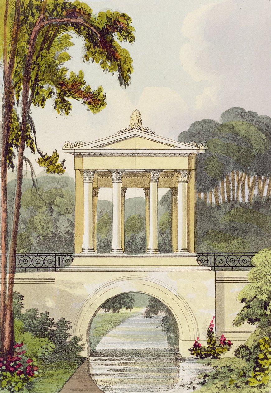 A Temple Bridge, Ackermann 