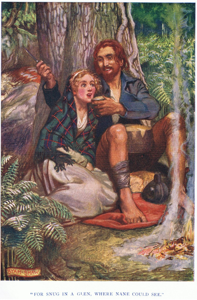 Mert egy völgyben, ahová senki sem látott, 1928 alkotó: John Byam Liston Shaw