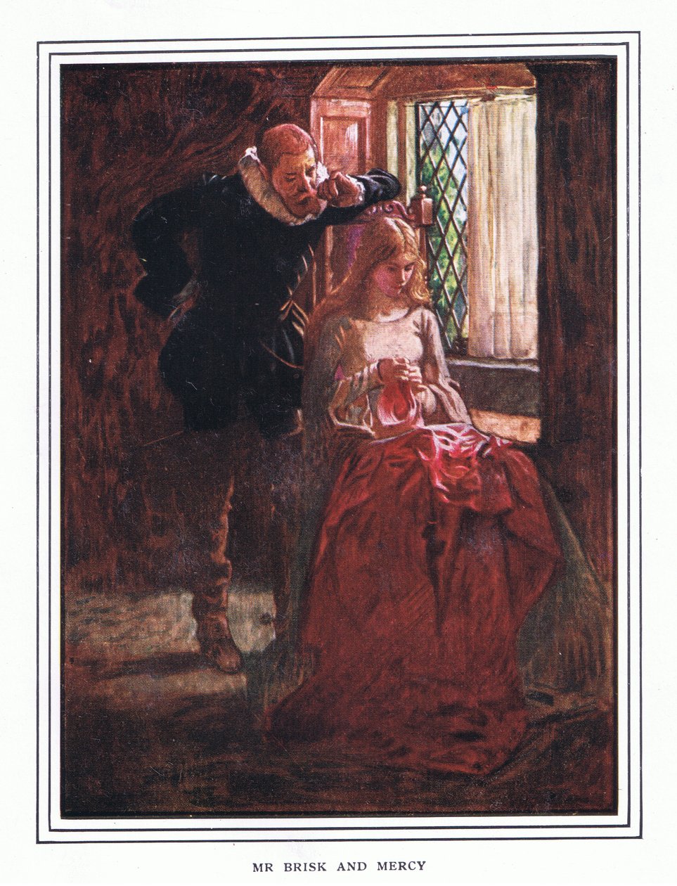 Mr Brisk és Mercy alkotó: John Byam Liston Shaw