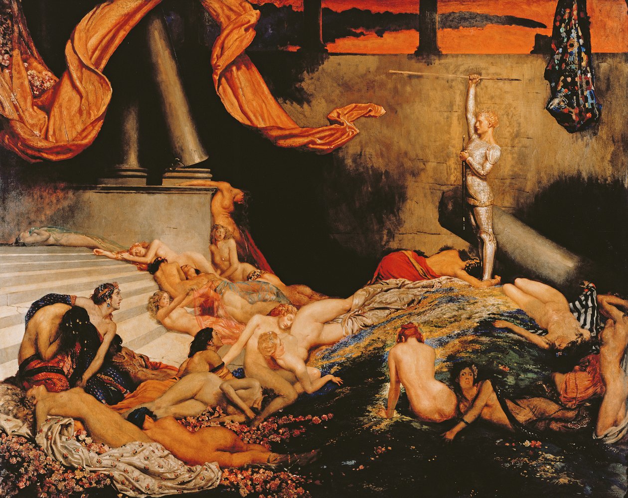 A letartóztatott lándzsa alkotó: John Byam Liston Shaw