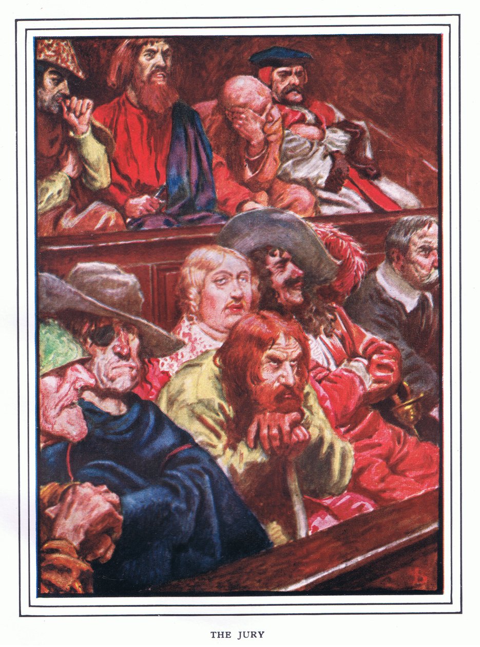 Az esküdtszék alkotó: John Byam Liston Shaw