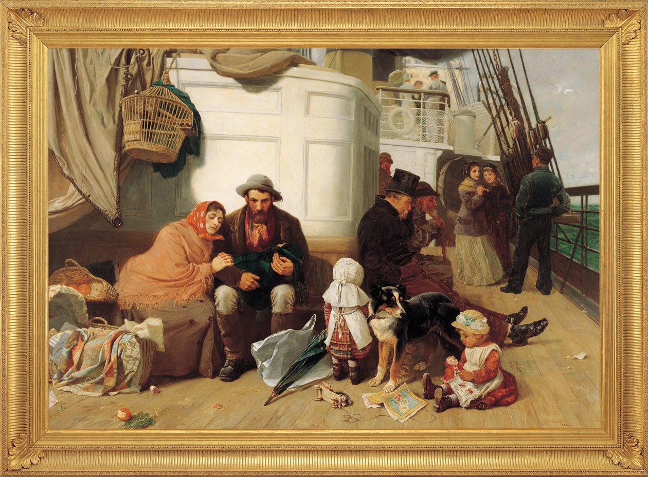 A bevándorlók szállítanak alkotó: John Charles Dollman