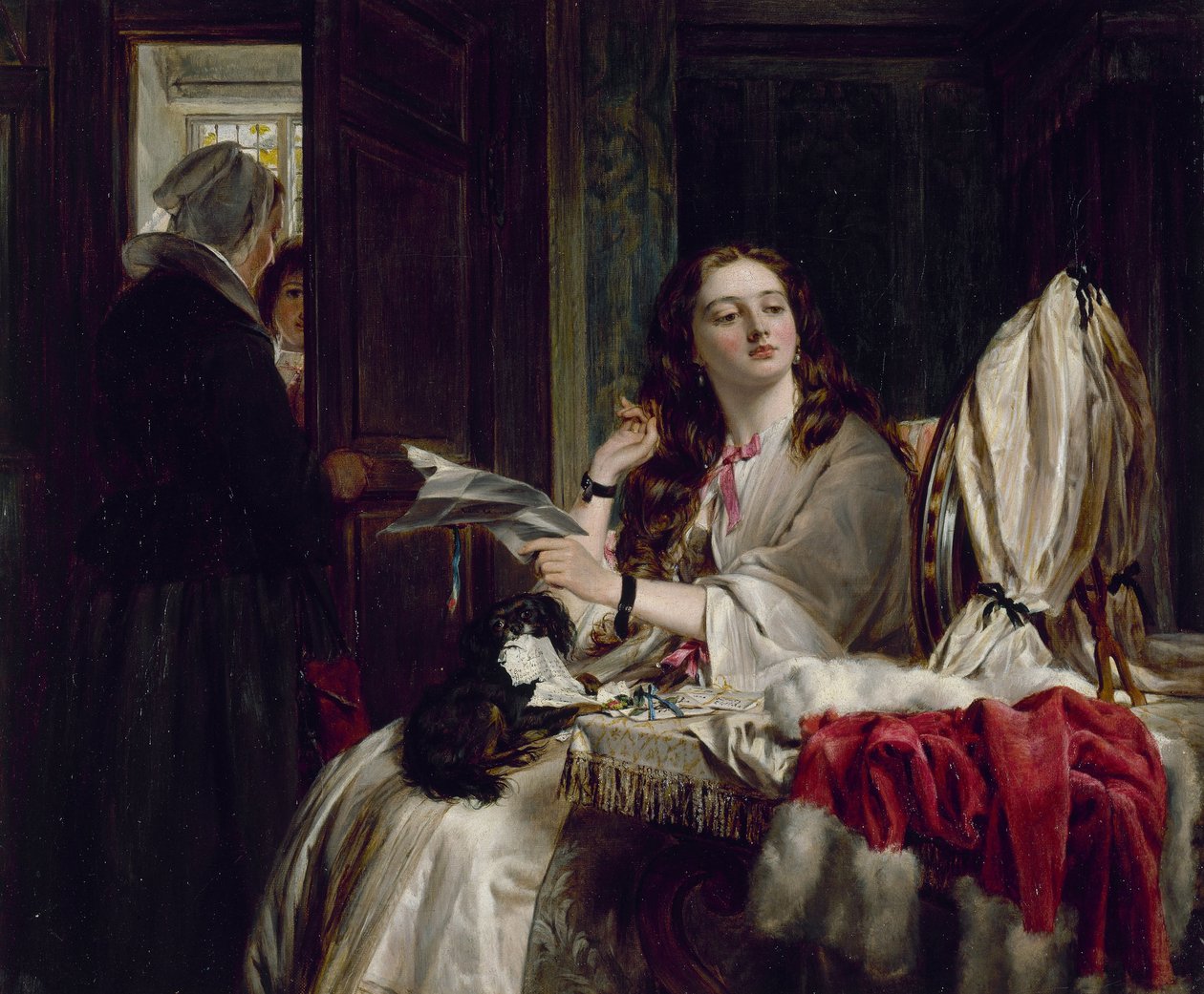 Szent Bálint reggel alkotó: John Callcott Horsley