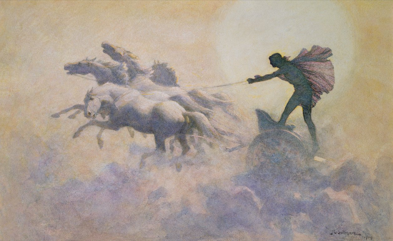 Napszekere, 1909 alkotó: John Charles Dollman