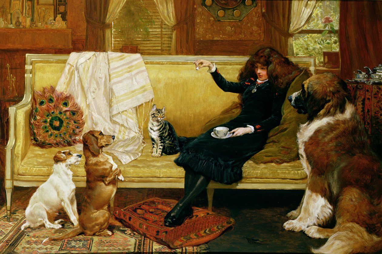Teatime Treat, 1883 alkotó: John Charlton