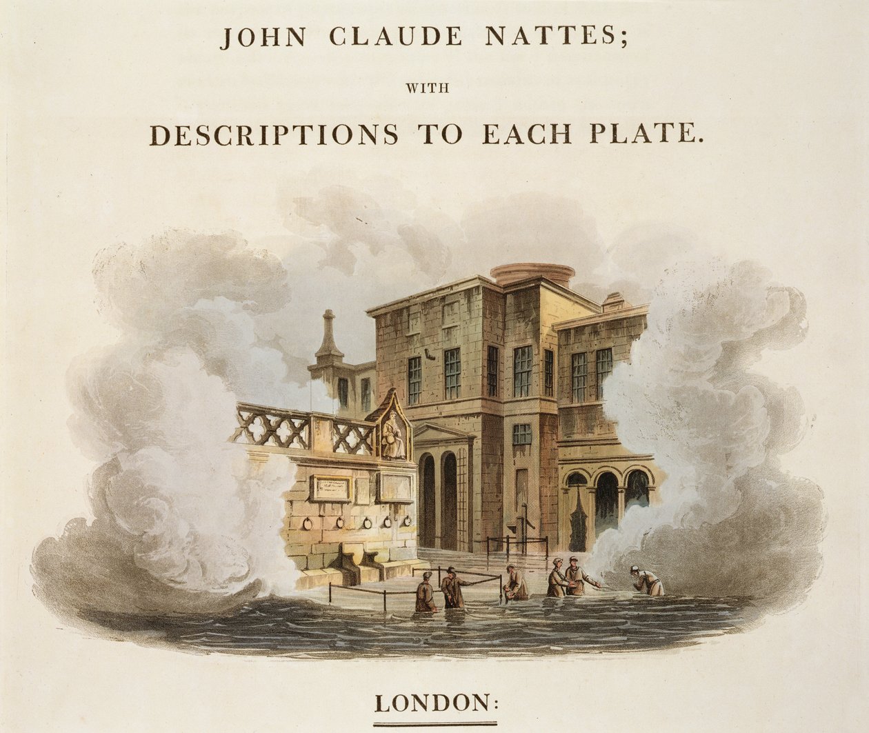 Taking the Waters at Bath, címlapkép a 