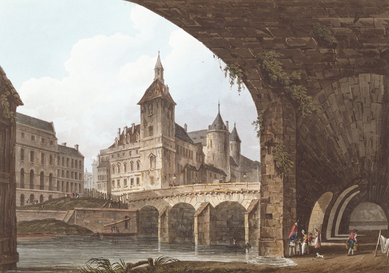 Kilátás a Pont-au-Change-ra, a Tour de l
