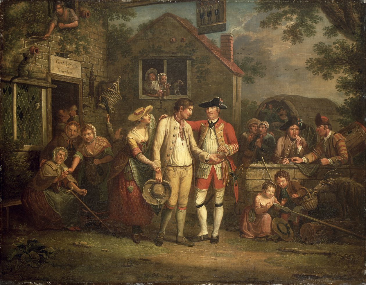 A toborzó őrmester alkotó: John Collet
