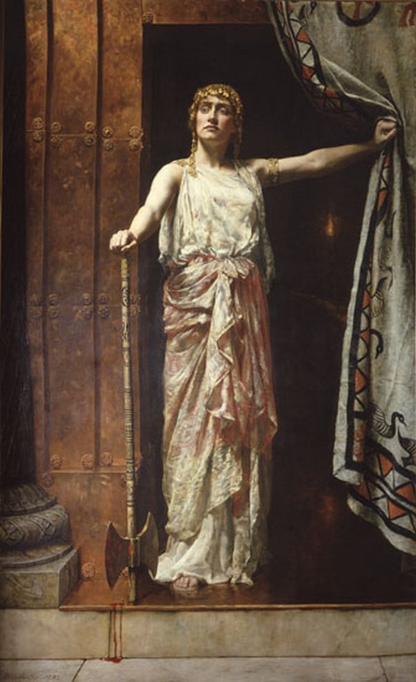  Klytemnésztra a gyilkosság utánFranciaország : Clytemnestre apres le meurtren alkotó: John Collier