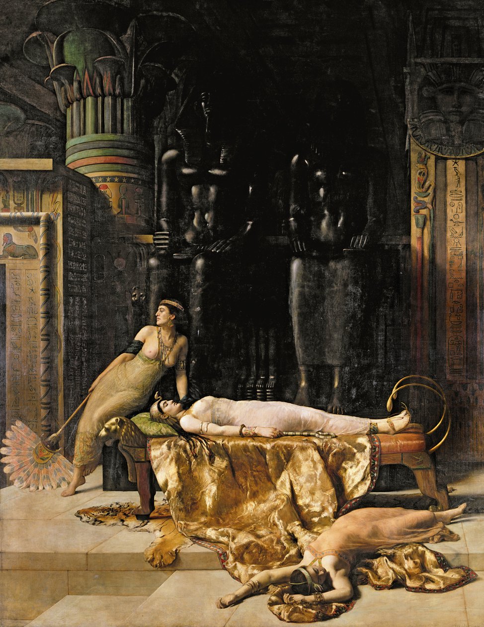 Kleopátra halála alkotó: John Collier