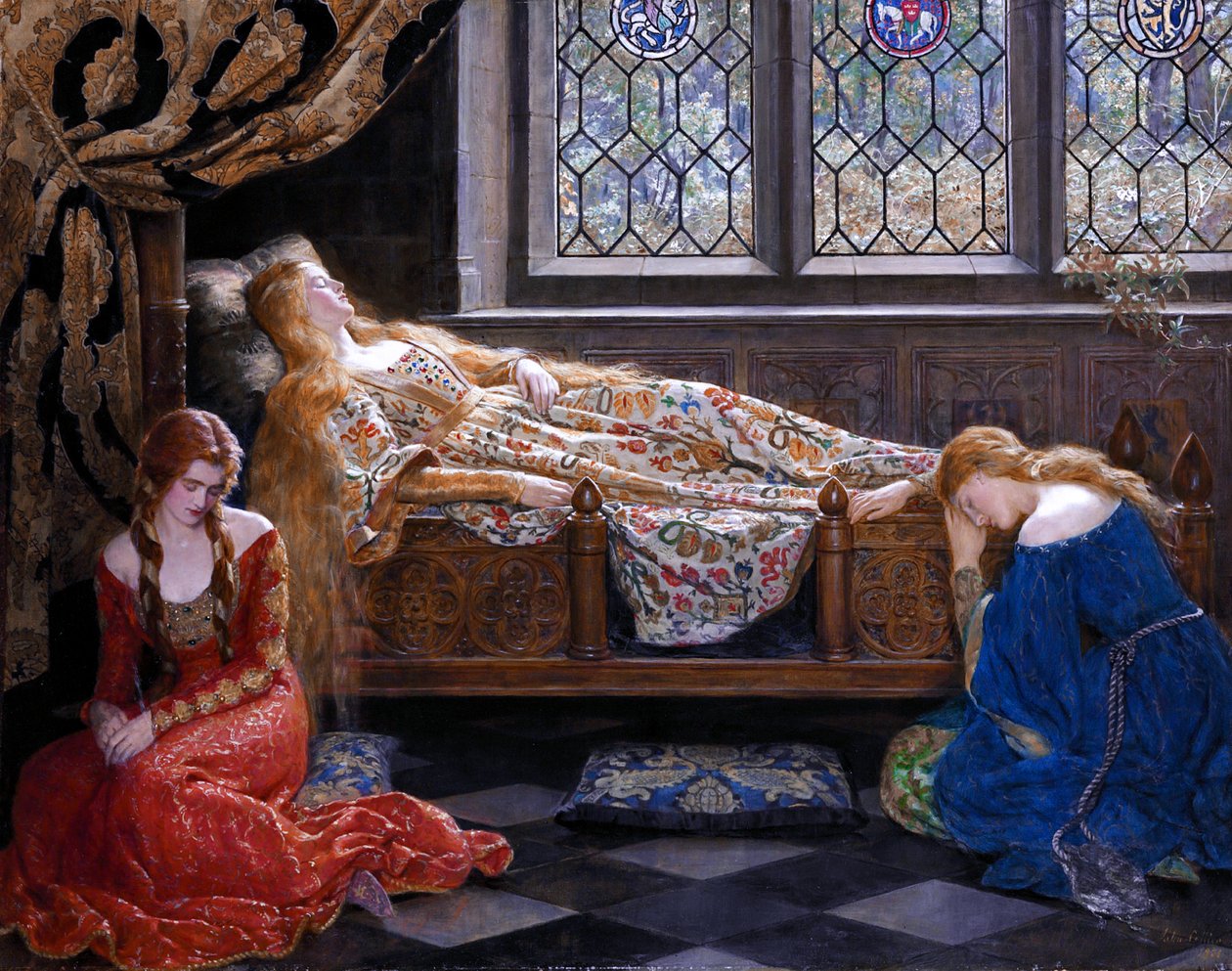 Az alvó szépség alkotó: John Collier