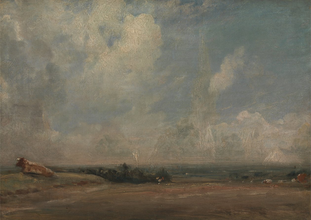 Kilátás a Hampstead Heath -ről alkotó: John Constable