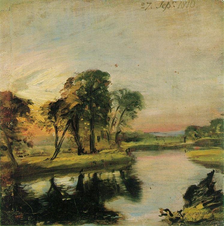 Kilátás a Stourra alkotó: John Constable