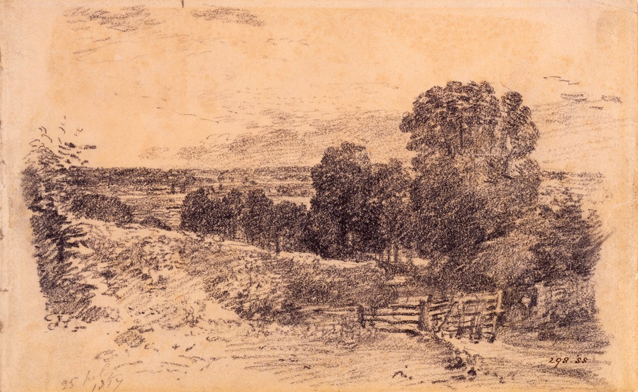 Egy sáv East Bergholt közelében alkotó: John Constable