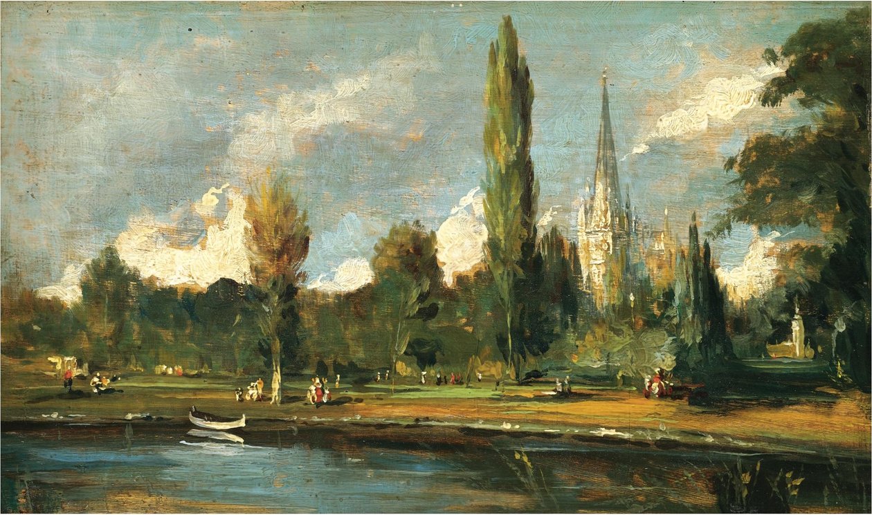 Kilátás Salisbury katedrálisára alkotó: John Constable