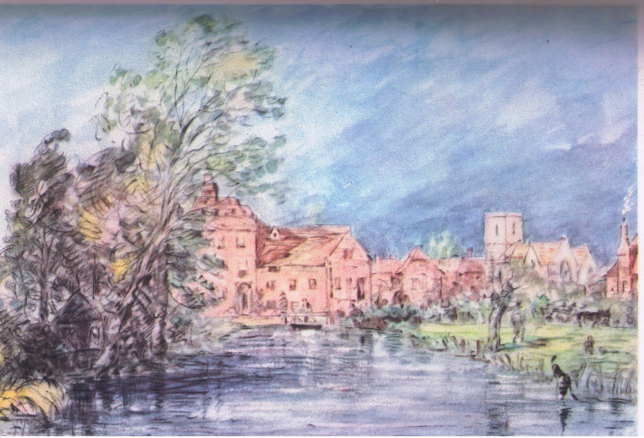 Egy angol falu 1821 alkotó: John Constable