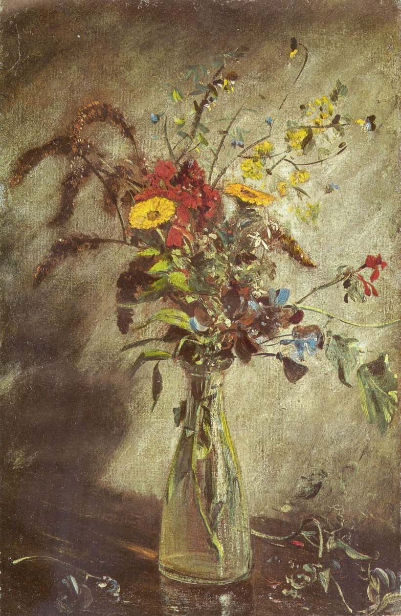 Virágok üvegvázában alkotó: John Constable