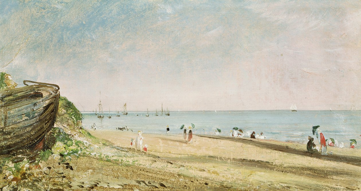 Brighton Beach (olaj, papír) alkotó: John Constable