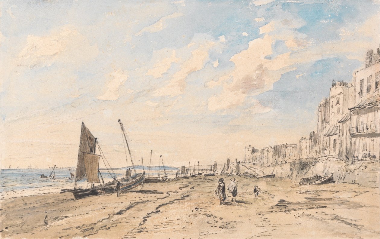 Brighton Beach nyugatra néz alkotó: John Constable
