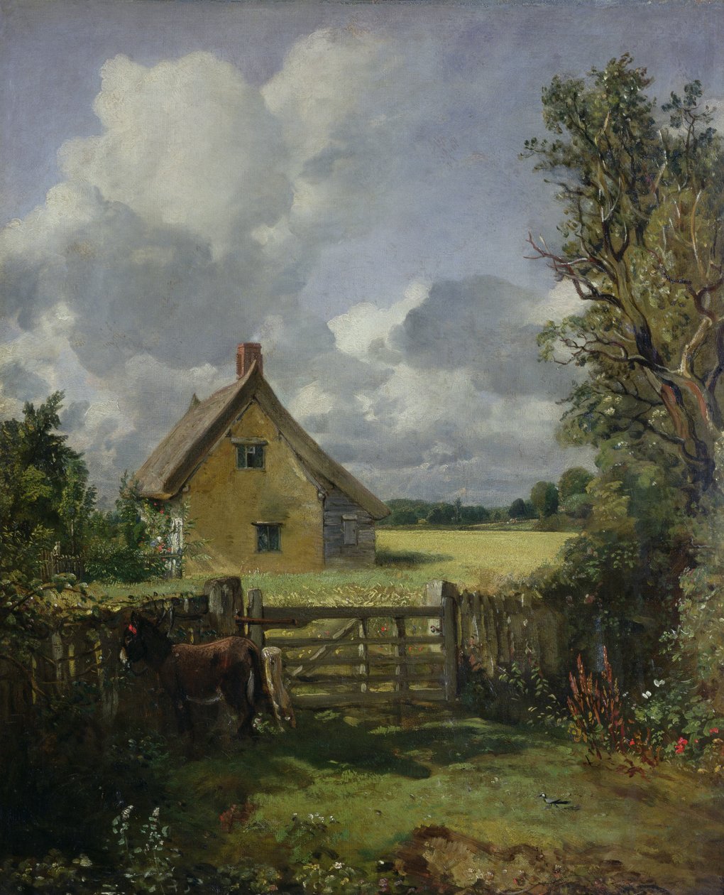 Víkendház kukoricásban, 1833 alkotó: John Constable