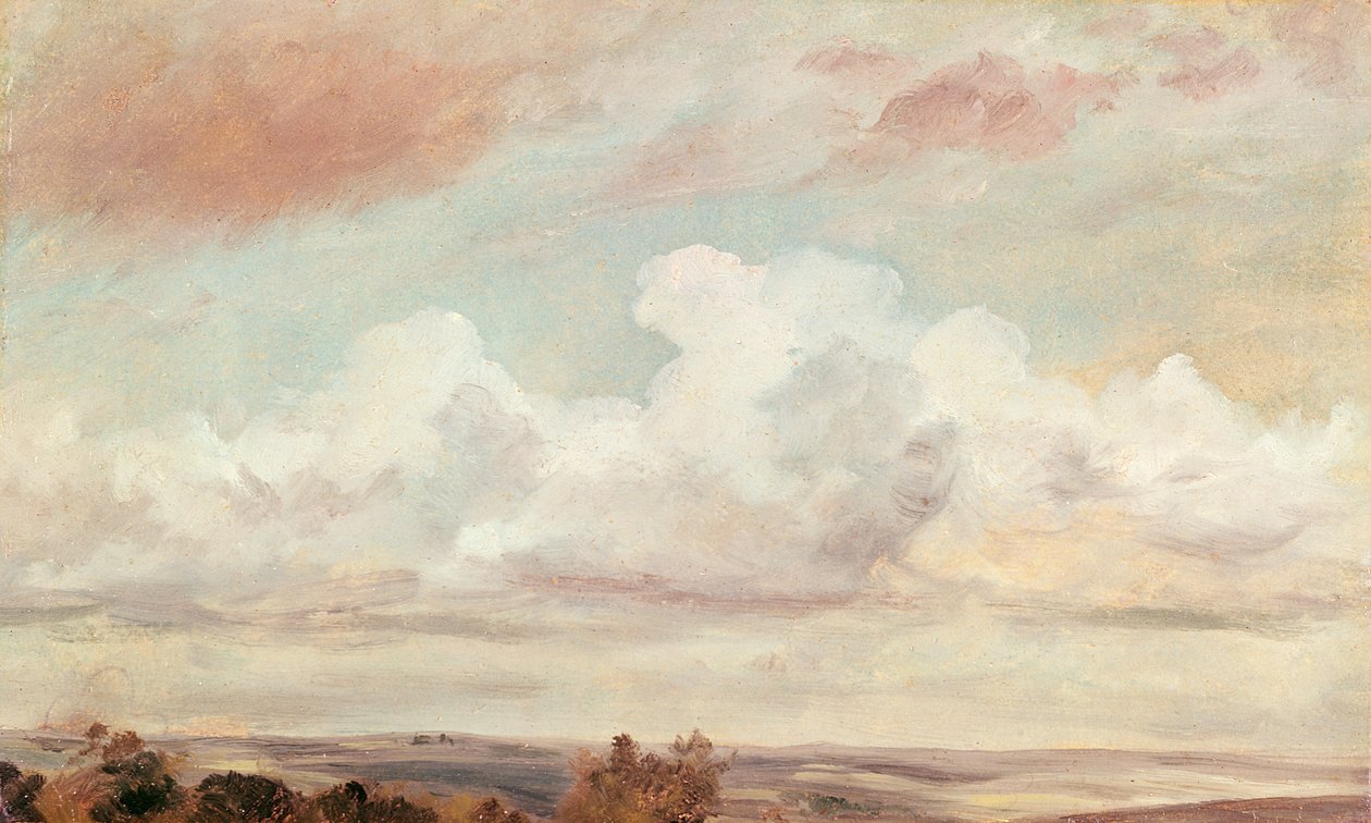 Gomolyfelhők egy táj felett, 1822 alkotó: John Constable