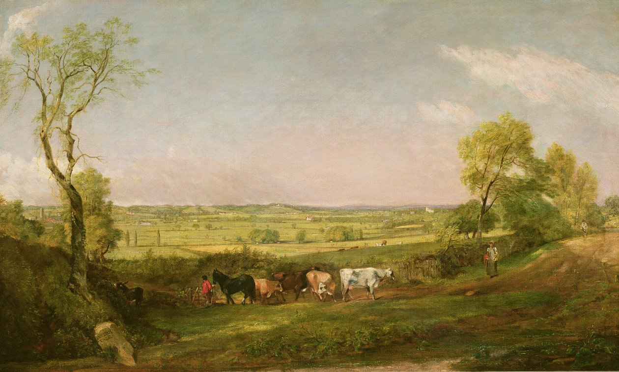 Dedham Vale: Reggel, 1811 körül alkotó: John Constable