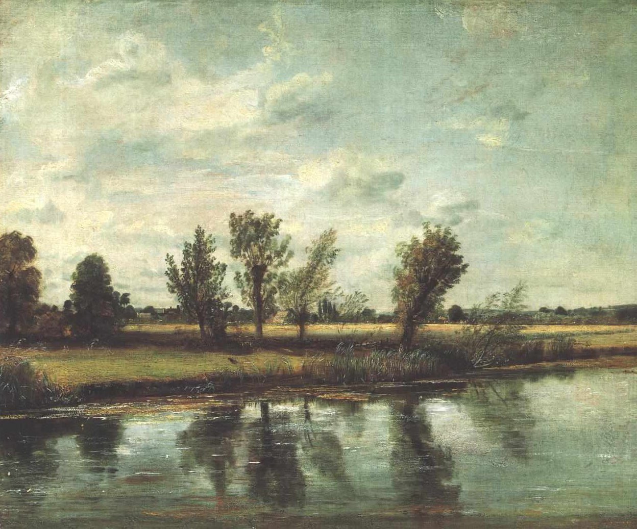Lápos rétek Salisbury közelében alkotó: John Constable