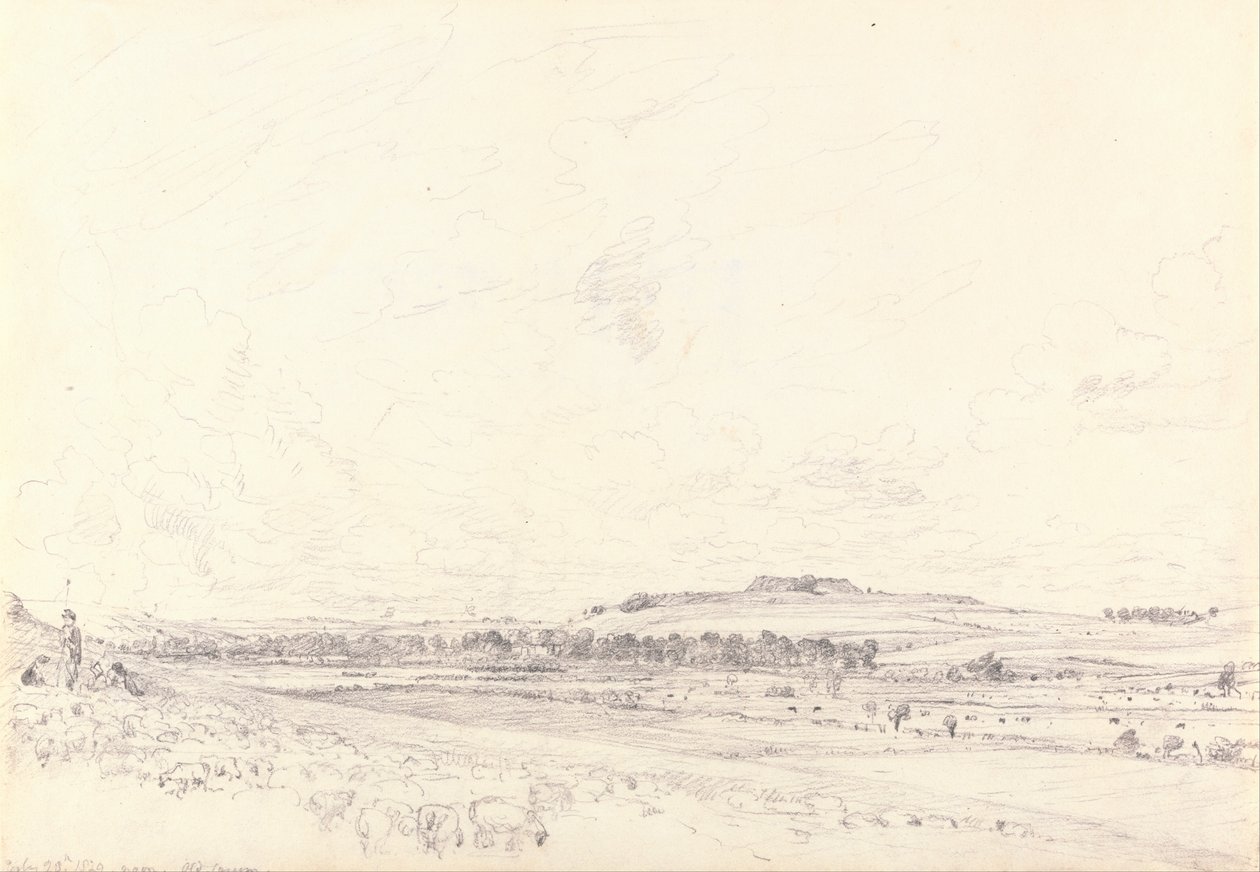 Öreg Sarum délben alkotó: John Constable
