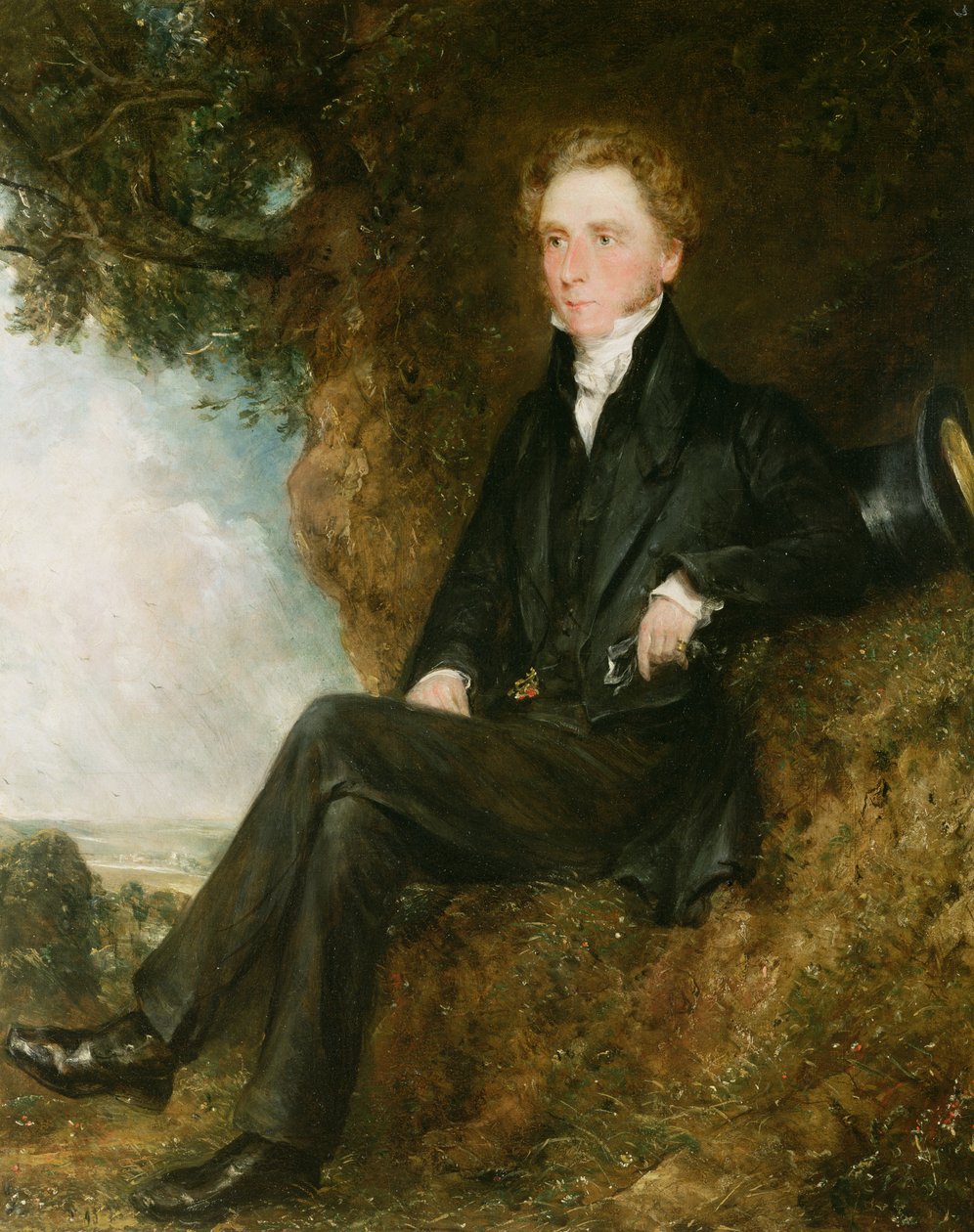 Dr. Thomas Simcox Lea portréja, 1828 körül (95339-es pár) alkotó: John Constable
