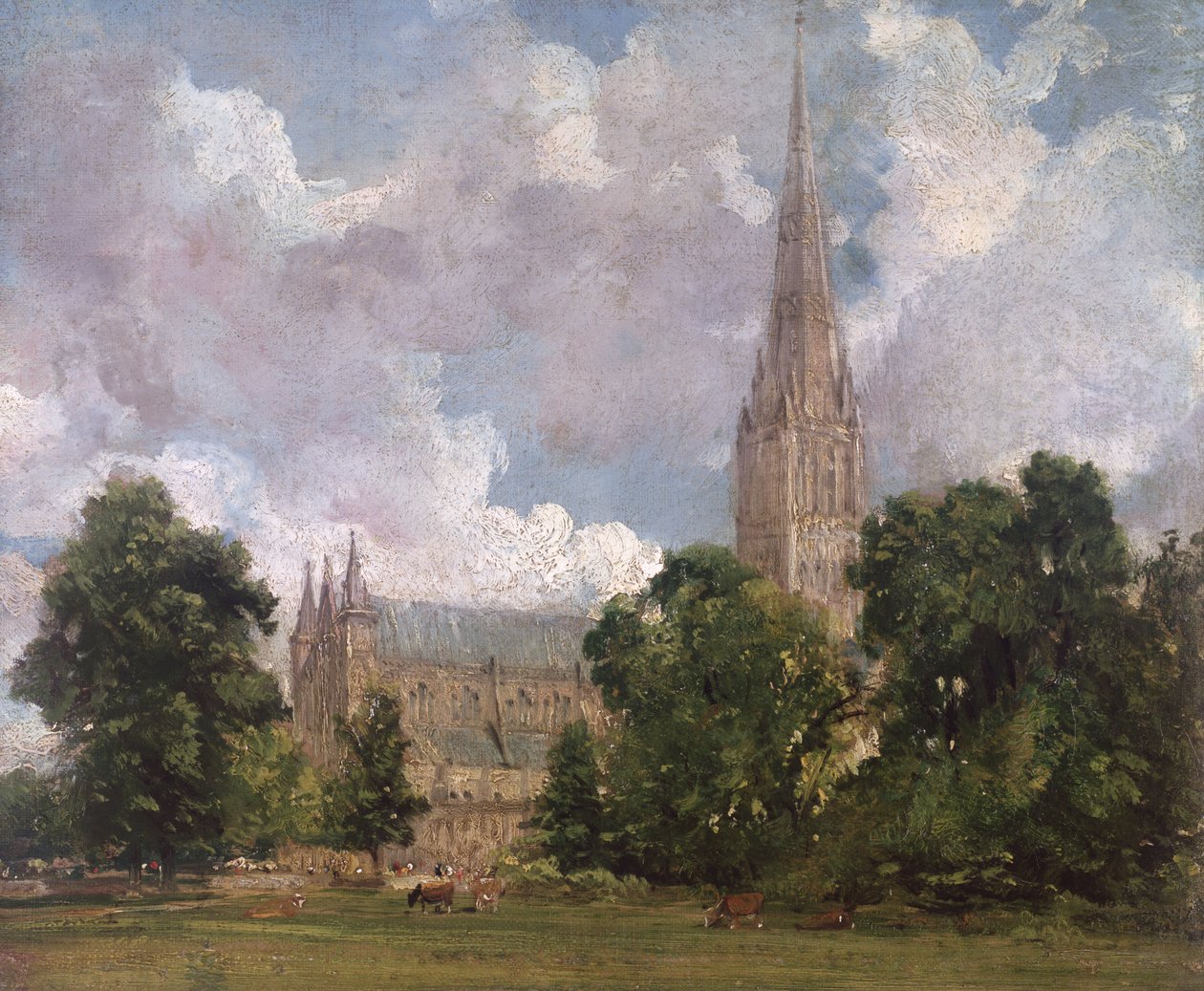 Salisbury katedrális délnyugatról alkotó: John Constable