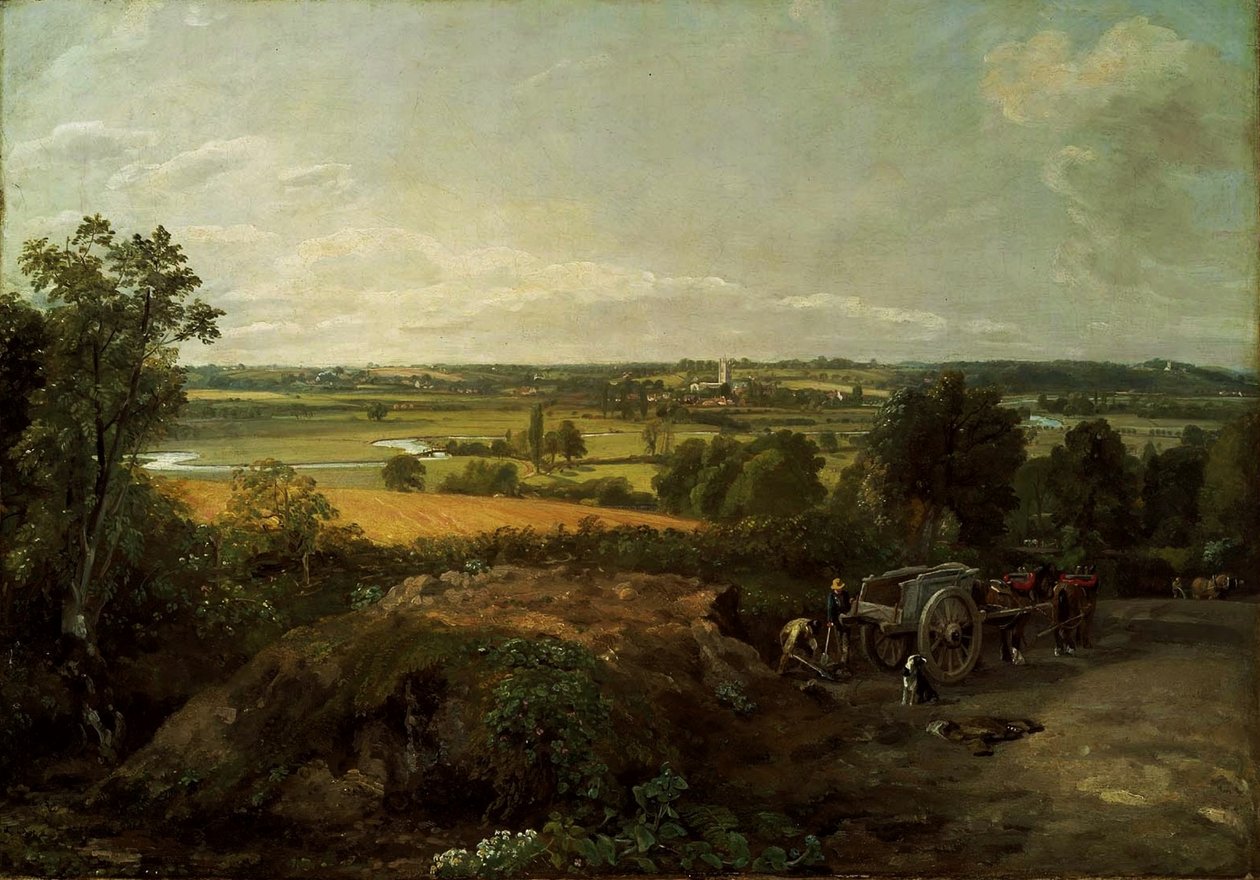 Stour -völgy és Dedham -templom alkotó: John Constable