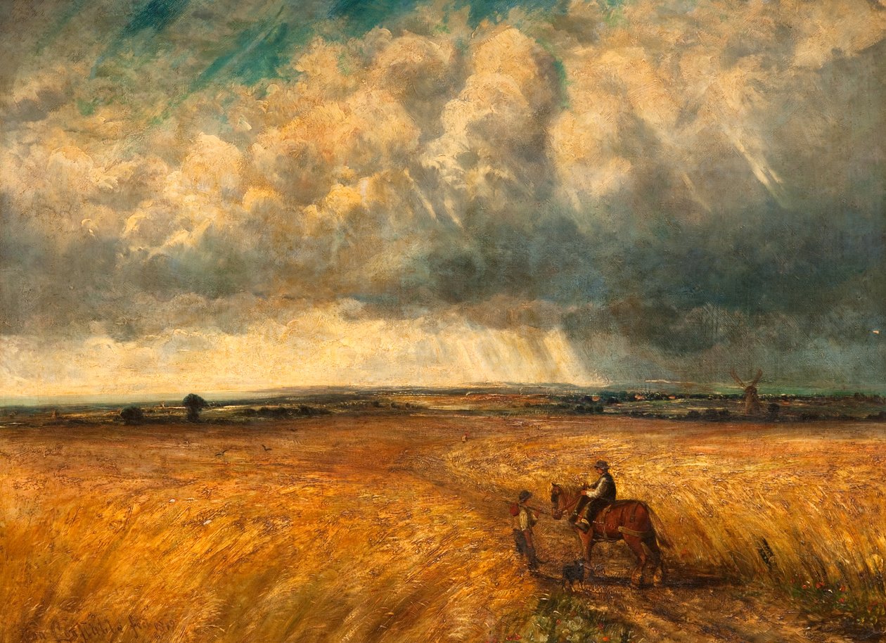 Gyülekező vihar, 1819 alkotó: John Constable