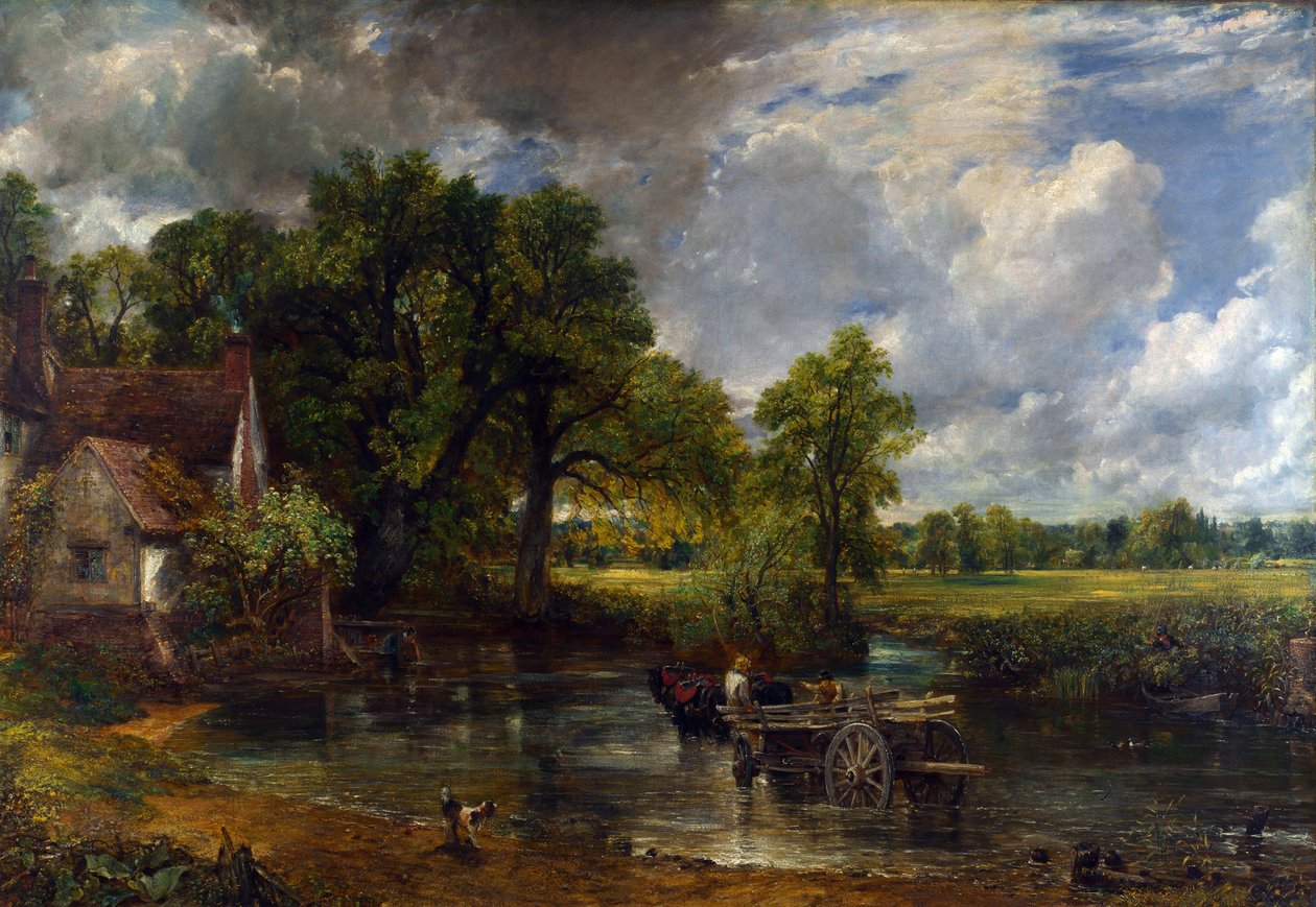 A széna Wain alkotó: John Constable