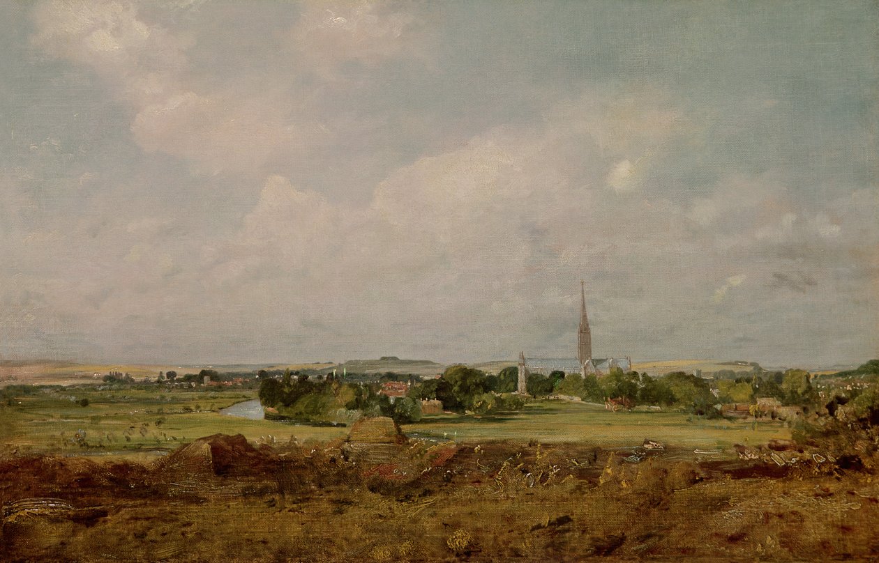 Salisbury látképe alkotó: John Constable