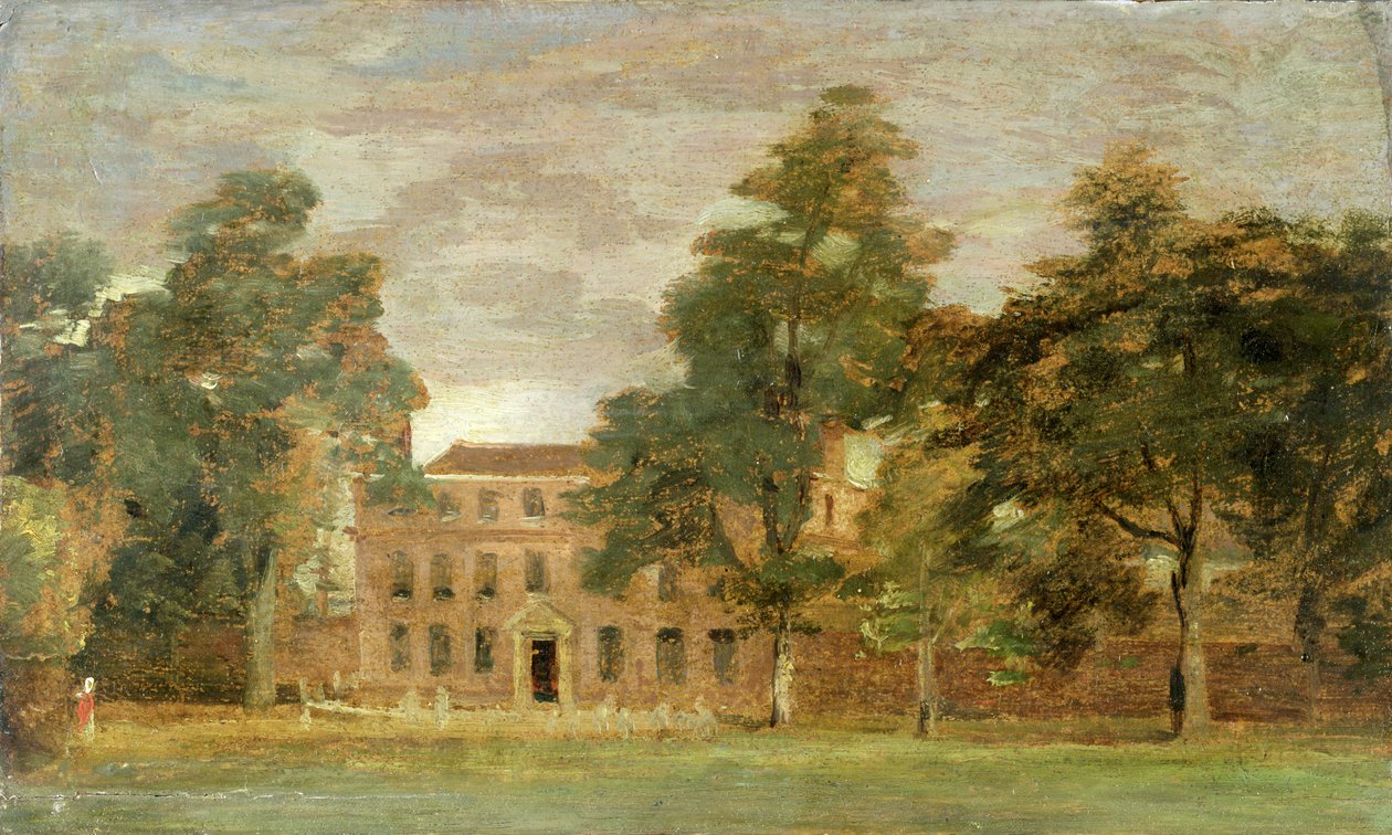 West Lodge, East Bergholt (olaj, papírra fektetve a panelre) alkotó: John Constable