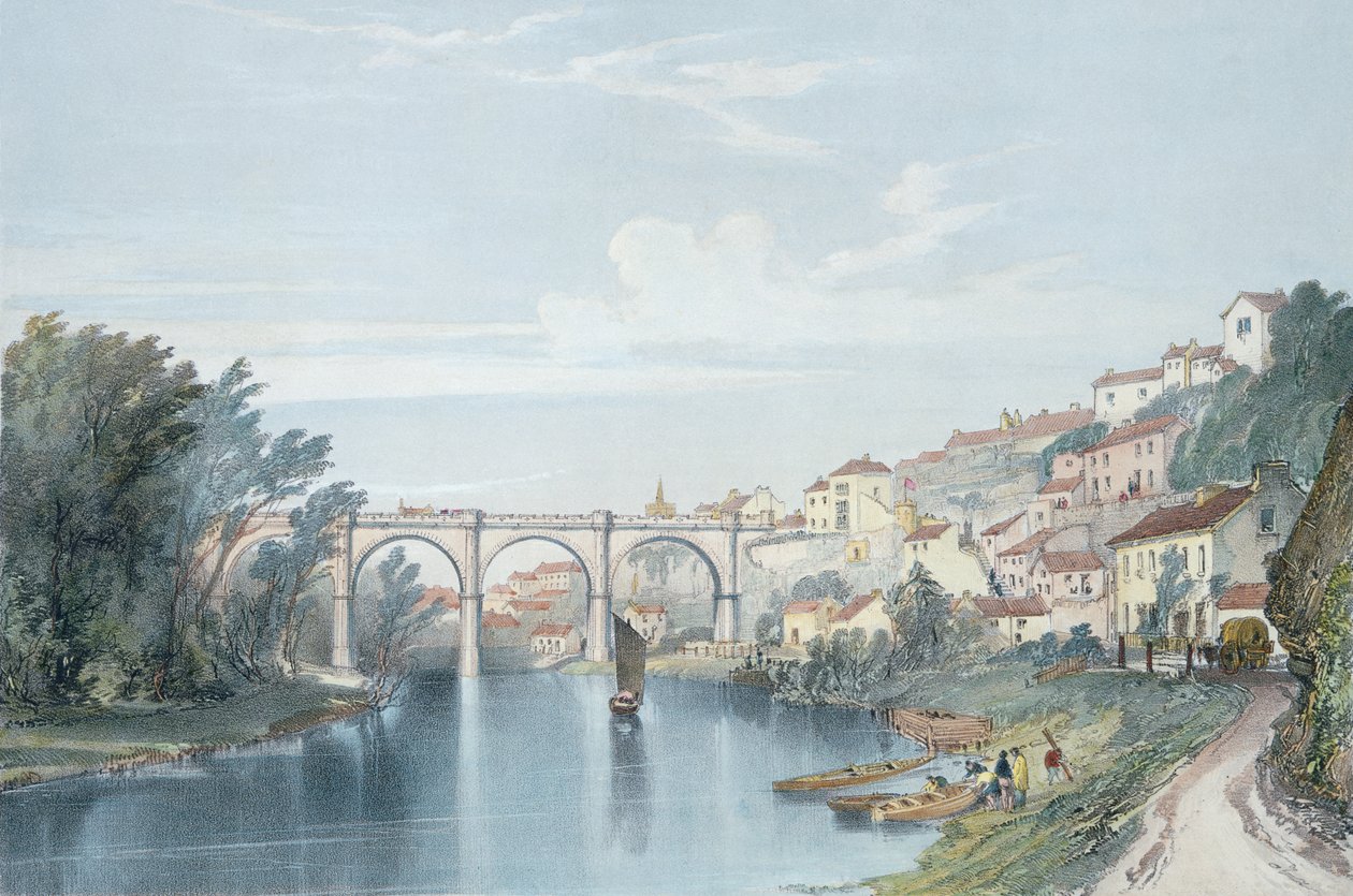 Knaresborough viadukt alkotó: John Cooke Bourne