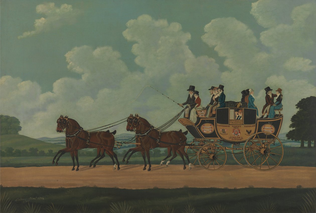 J. und W. Chaplins Dover-London színpadon az úton alkotó: John Cordrey