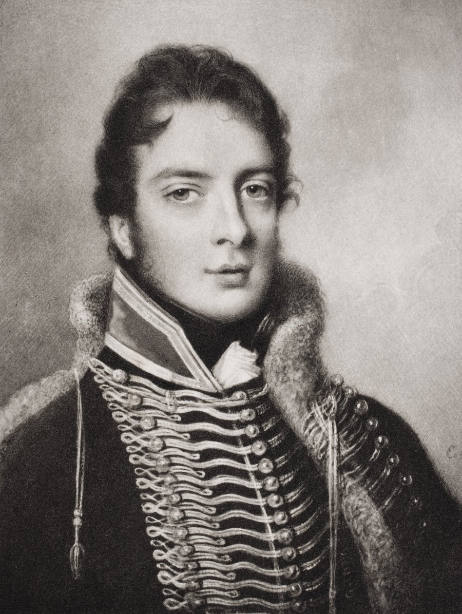William Warre altábornagy (1784-1853) a "Levels from the Peninsula 1808-12" című könyvéből, 1909-ben alkotó: John Cox Dillman Engleheart