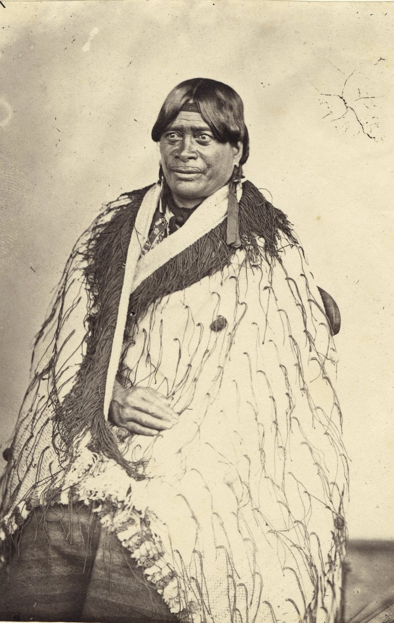 Tairoa királynője, 1860 körül (albumin nyomat) alkotó: John Nicol Crombie