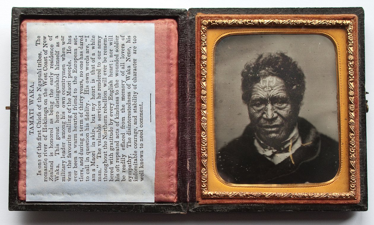 Tamati Waka Nene, 1860 körül (ambrotípia) alkotó: John Nicol Crombie