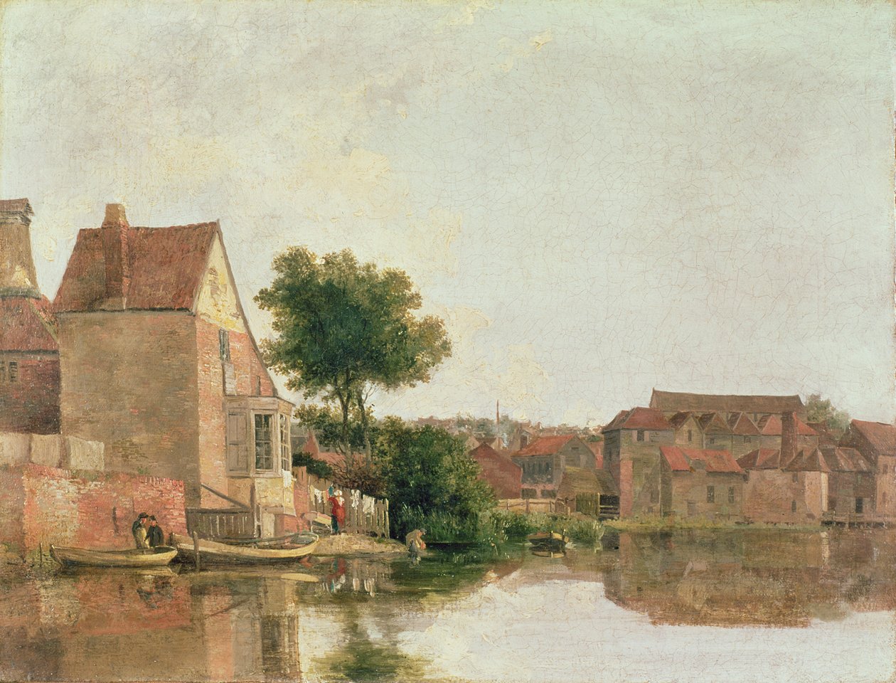 Az új malom hátsó része, 1814-17 körül alkotó: John Crome