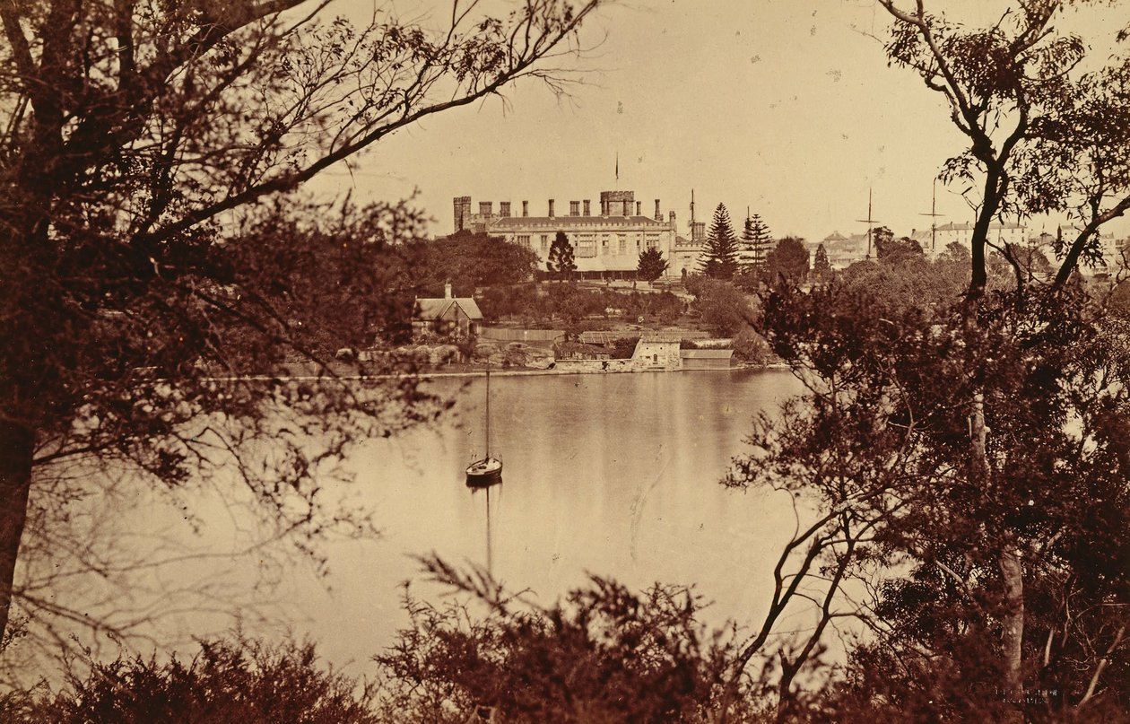 Kormányhivatal, Lady Macquaries székhelyétől, Sydney alkotó: John Degotardi