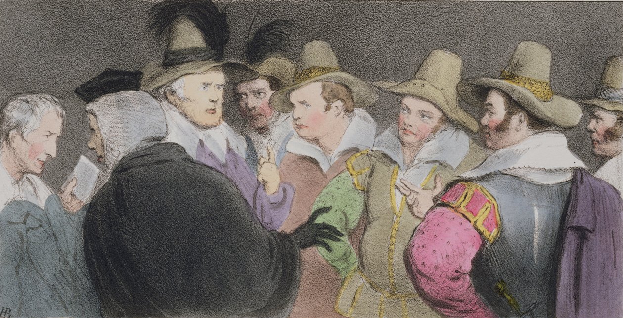 Összeesküvés a Parlament felrobbantására, (HB vázlatok, 189. sz.), megjelent 1832 alkotó: John Doyle