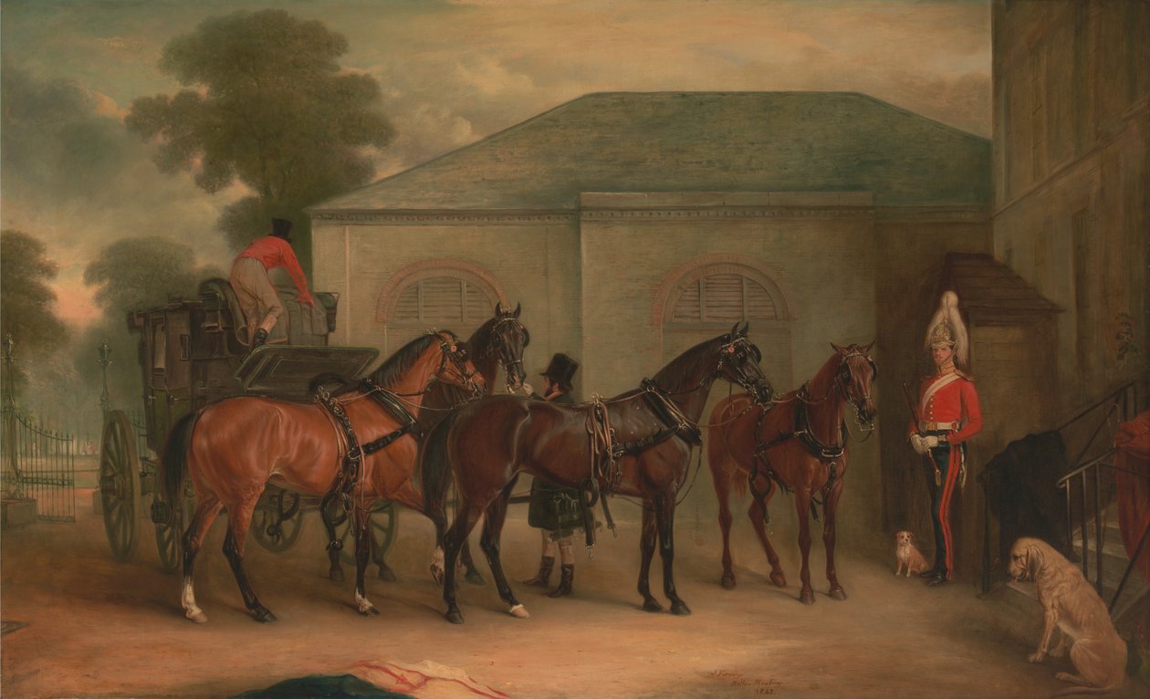 Sir Watkin Williams Wynn húzása alkotó: John E. Ferneley
